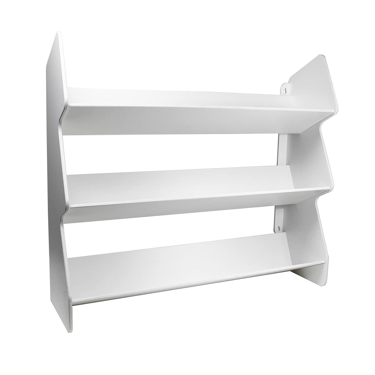 TrippNT 51829 Suture Shelf, White PVC with 3 Angled Shelves and 30